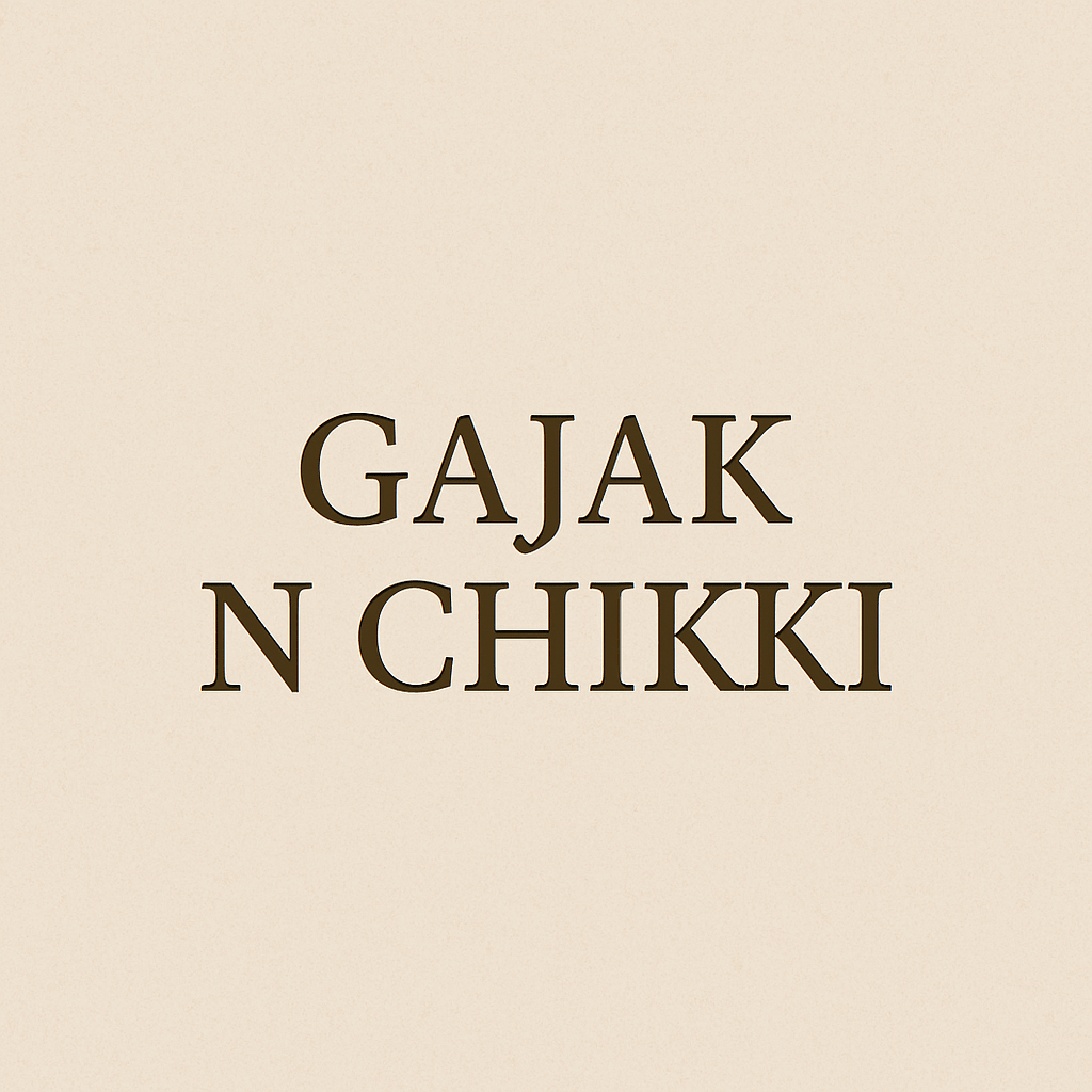 GAJAK N CHIKKI - Govindjee Store Eat Good Any Time