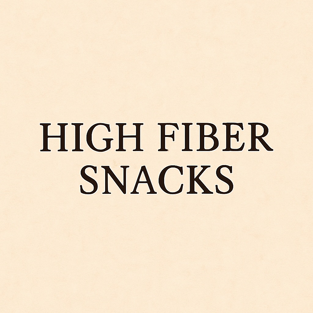 HIGH FIBER SNACKS - Govindjee Store Eat Good Any Time