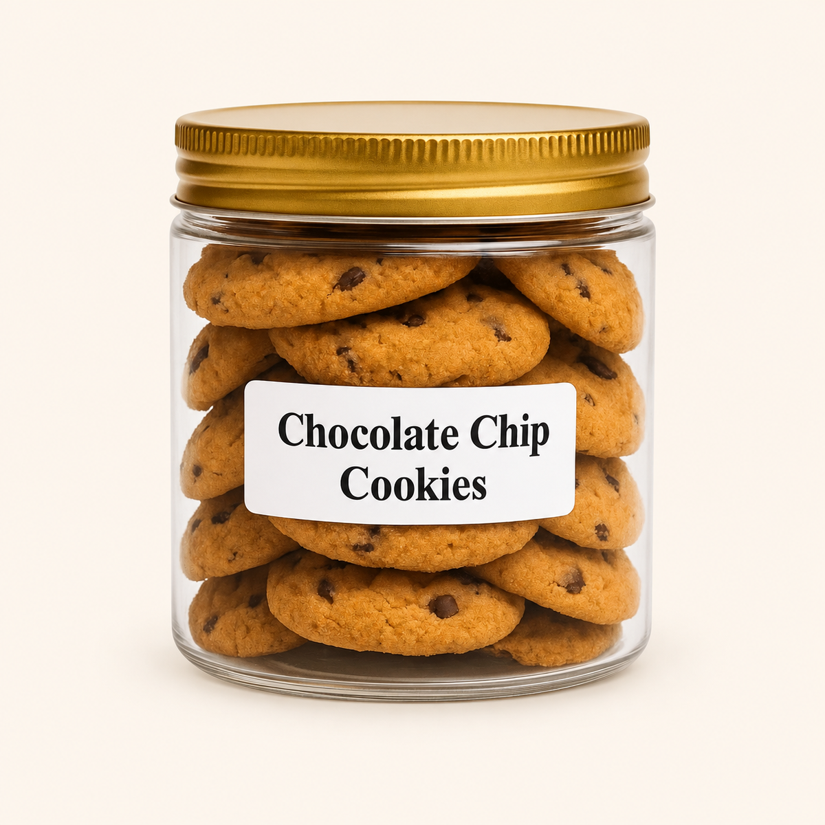 Chocolate Chip Cookies original packaging on an off-white background