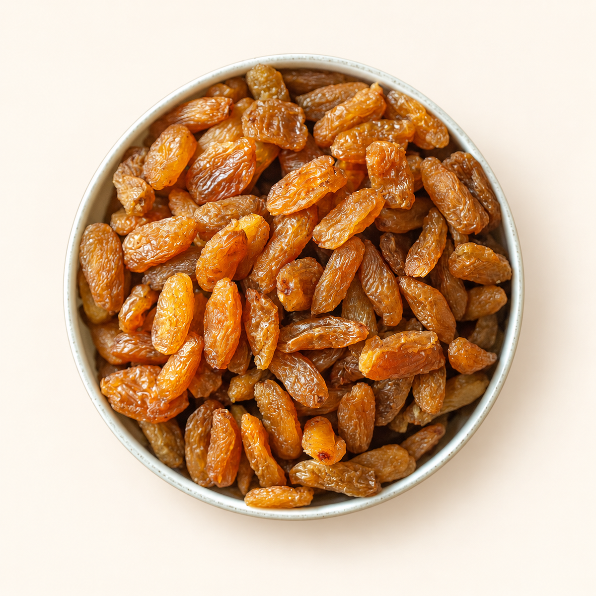 GovindJee Afghani Abjosh Seedless in a bowl on warm cream background