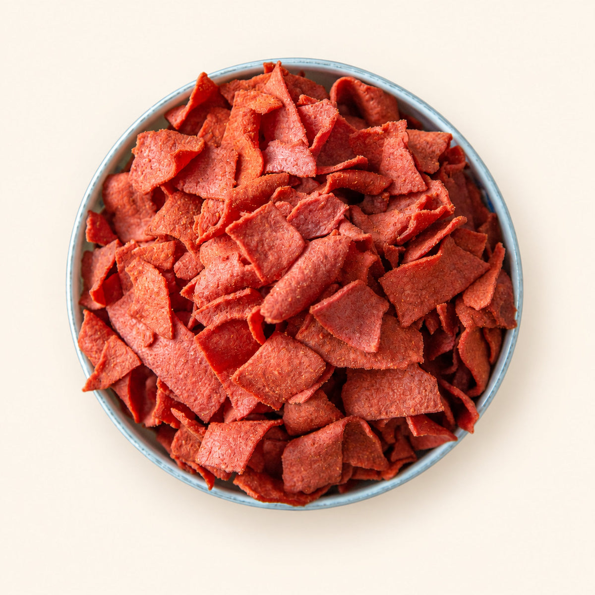 GovindJee Beetroot Chips on warm cream background