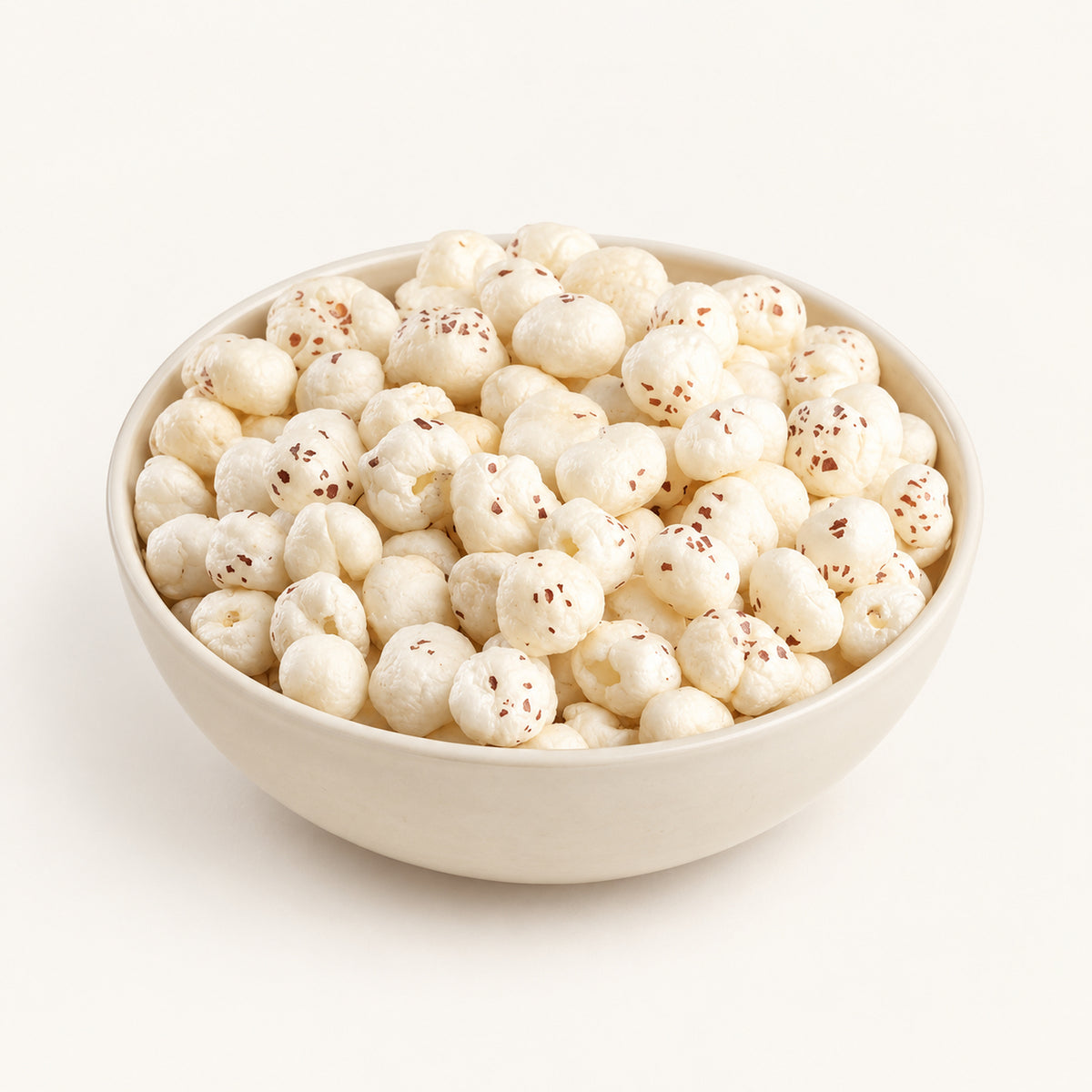 GovindJee Foxnut / Fulmakhana Natural in a bowl on off-white background