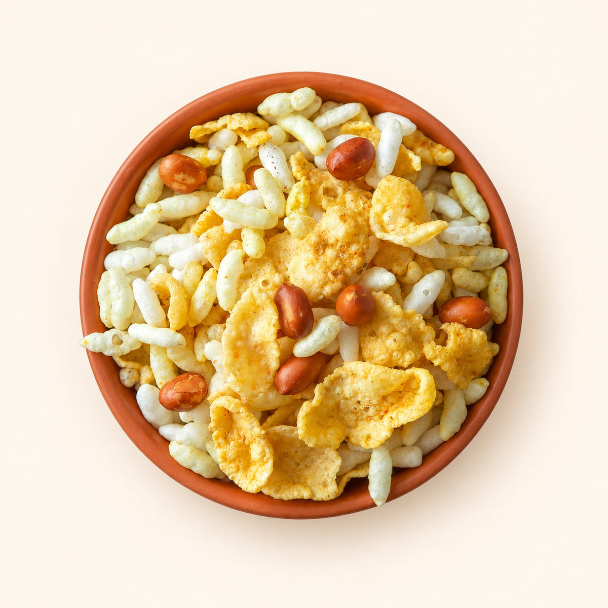 GovindJee Muri Masala on warm cream background