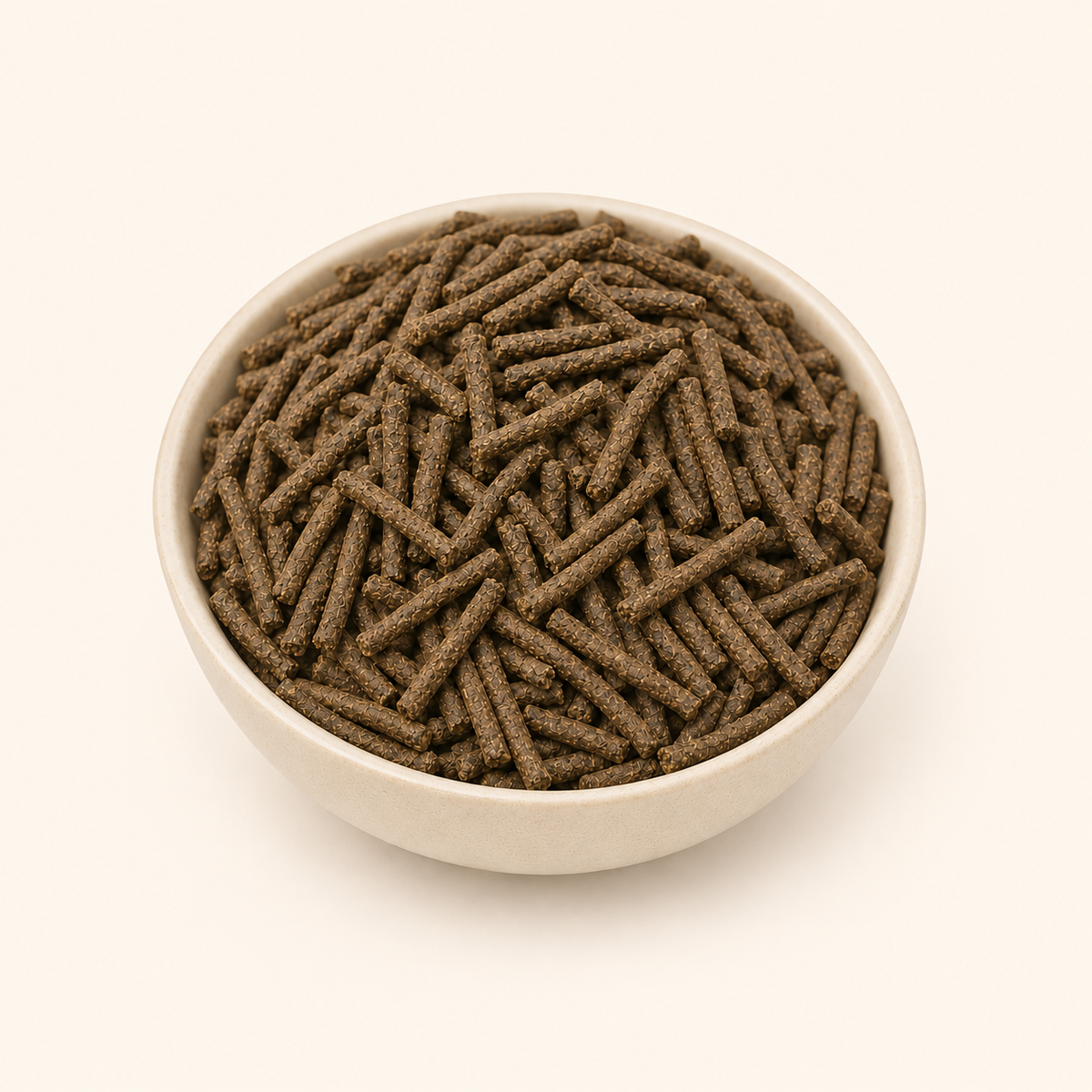 Peepal Vati in a bowl on an off-white background