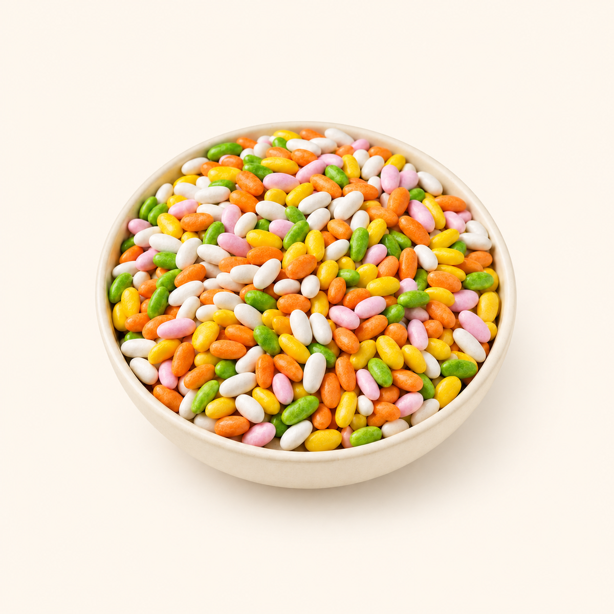 Tini Mini in a bowl on an off-white background
